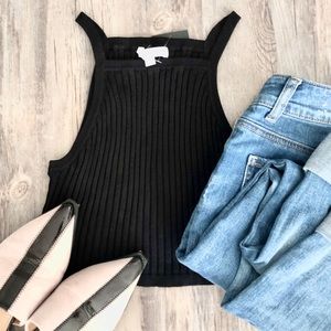 NWT Ribbed Sweater Tank